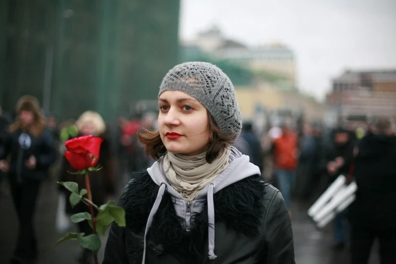 Meeting against falsification of elections, Moscow, December 2011, Bolotnaya area