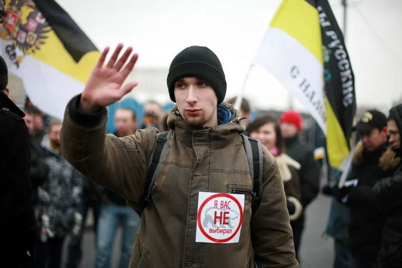 Meeting against falsification of elections, Moscow, December 2011, Bolotnaya area
