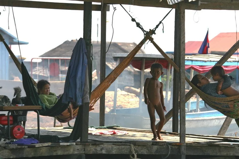 Cambodia./ Камбоджа, Меконг, рыбацкая деревня