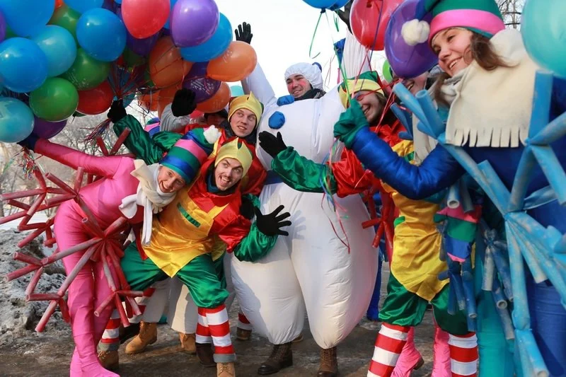 Meeting of the Grandfather of the Frost in Moscow, 24.12.12 / Встреча Деда Мороза в Москве, Парк Горькова,24.12.12