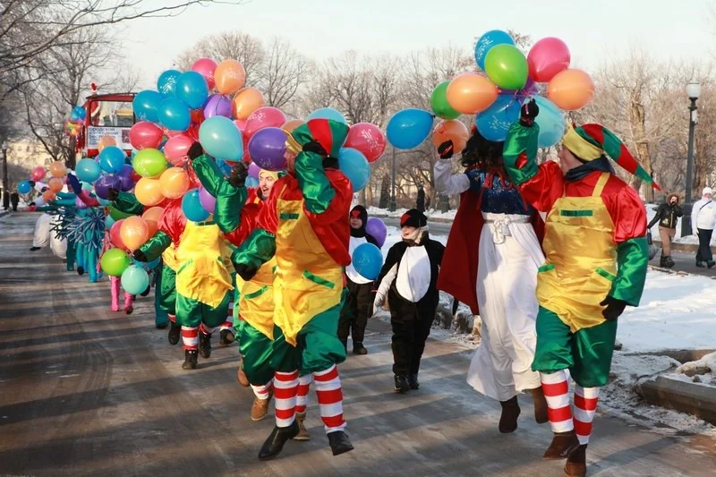 Meeting of the Grandfather of the Frost in Moscow, 24.12.12/ Встреча Деда Мороза в Москве, Парк Горькова,24.12.12
