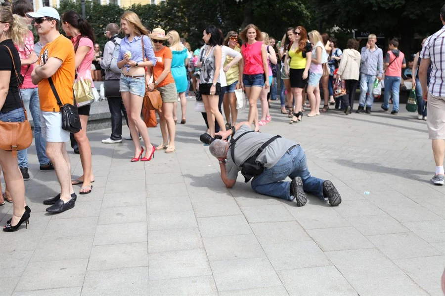 "Run on heels" Moscow, Russia, 2012