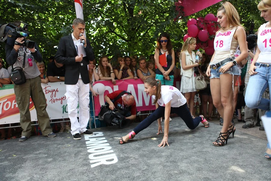 "Run on heels" Moscow, Russia, 2012