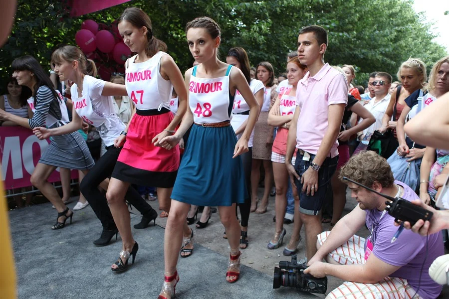 "Run on heels" Moscow, Russia, 2012